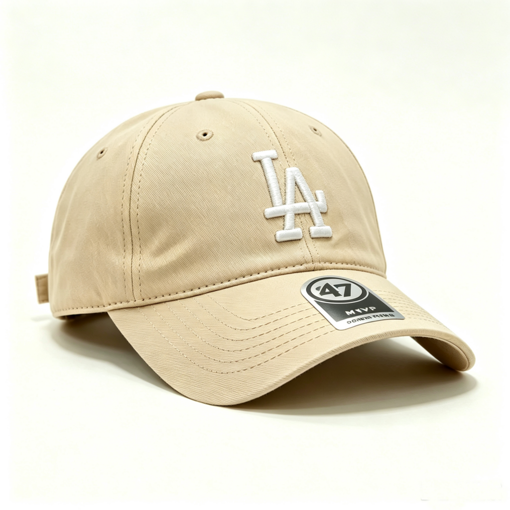 Los Angels 47FORTY Adjustable Beige