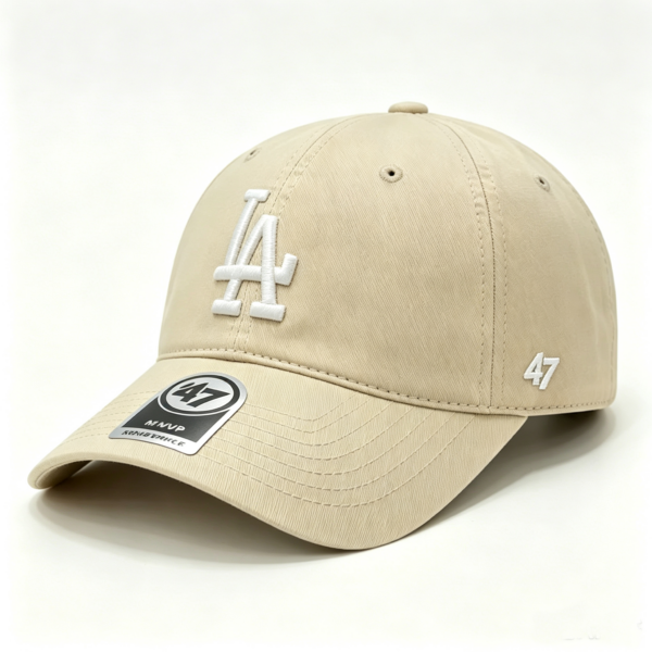 Los Angels 47FORTY Adjustable Beige