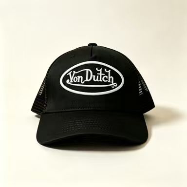 Von Dutch Cap Black and White