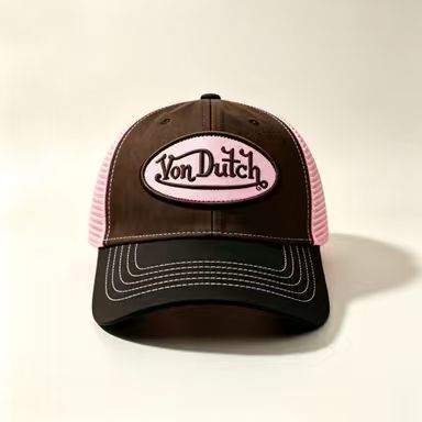 Von Dutch Cap Brown and Pink