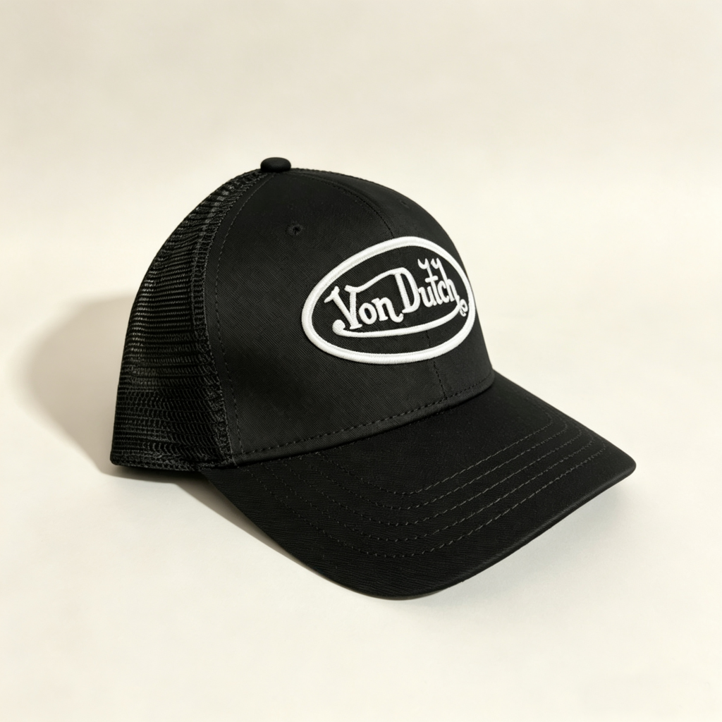 Von Dutch Cap Black and White