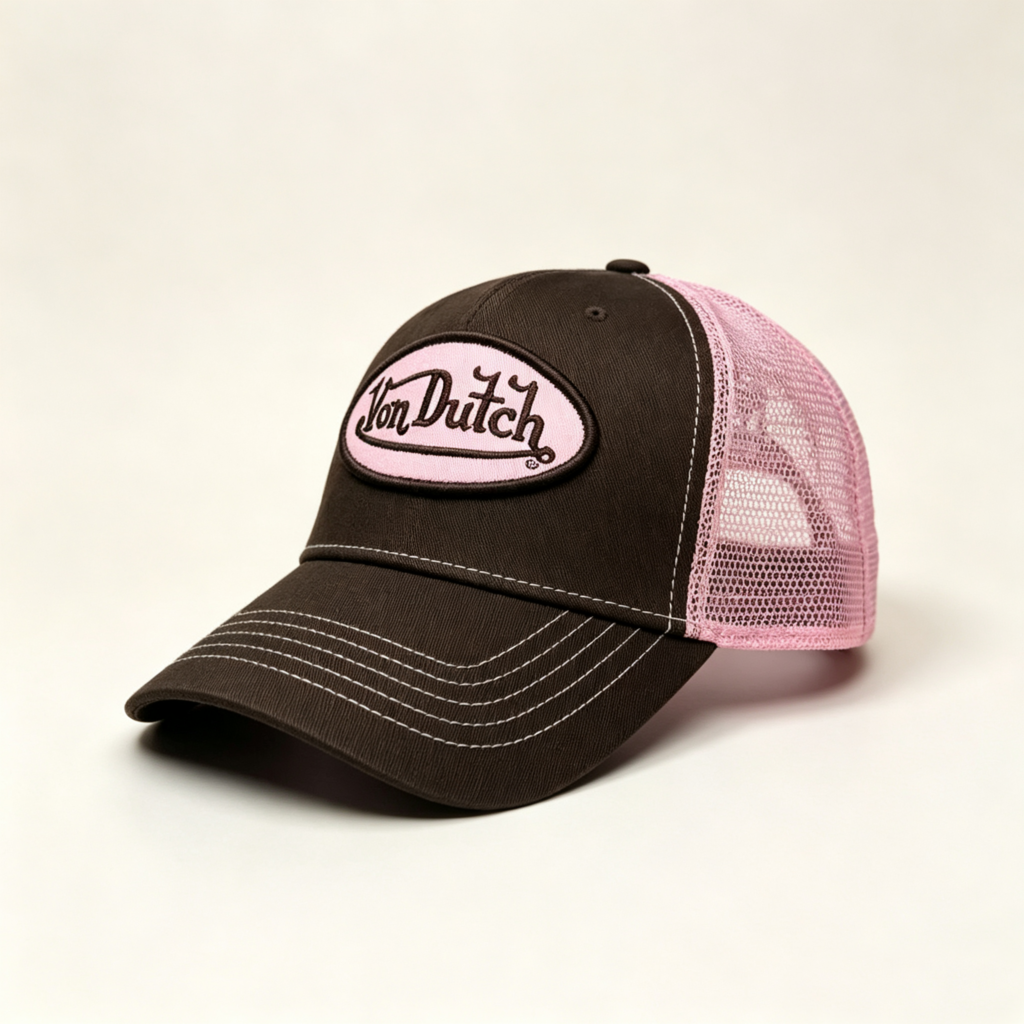Von Dutch Cap Brown and Pink