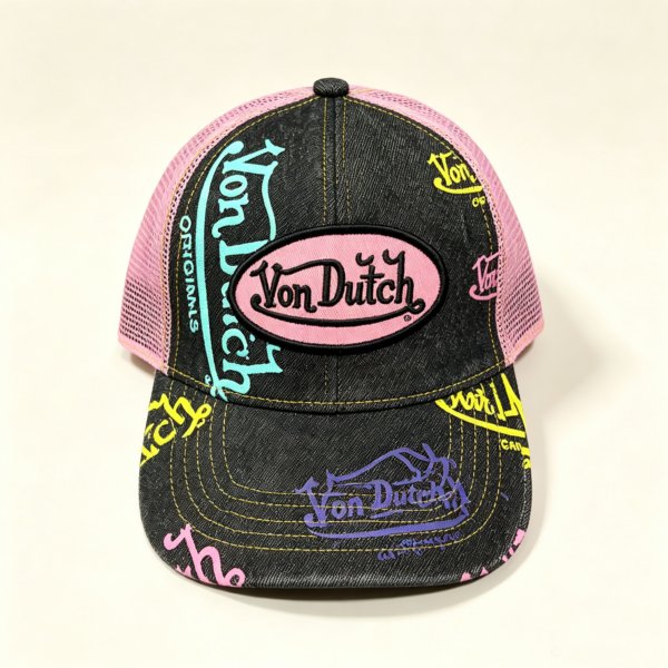 Von Dutch Cap Denim Pink