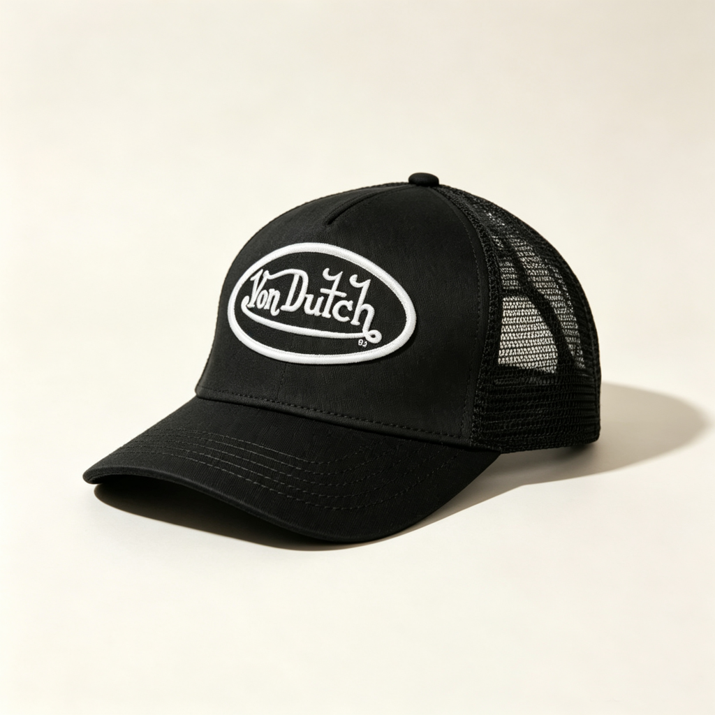 Von Dutch Cap Black and White