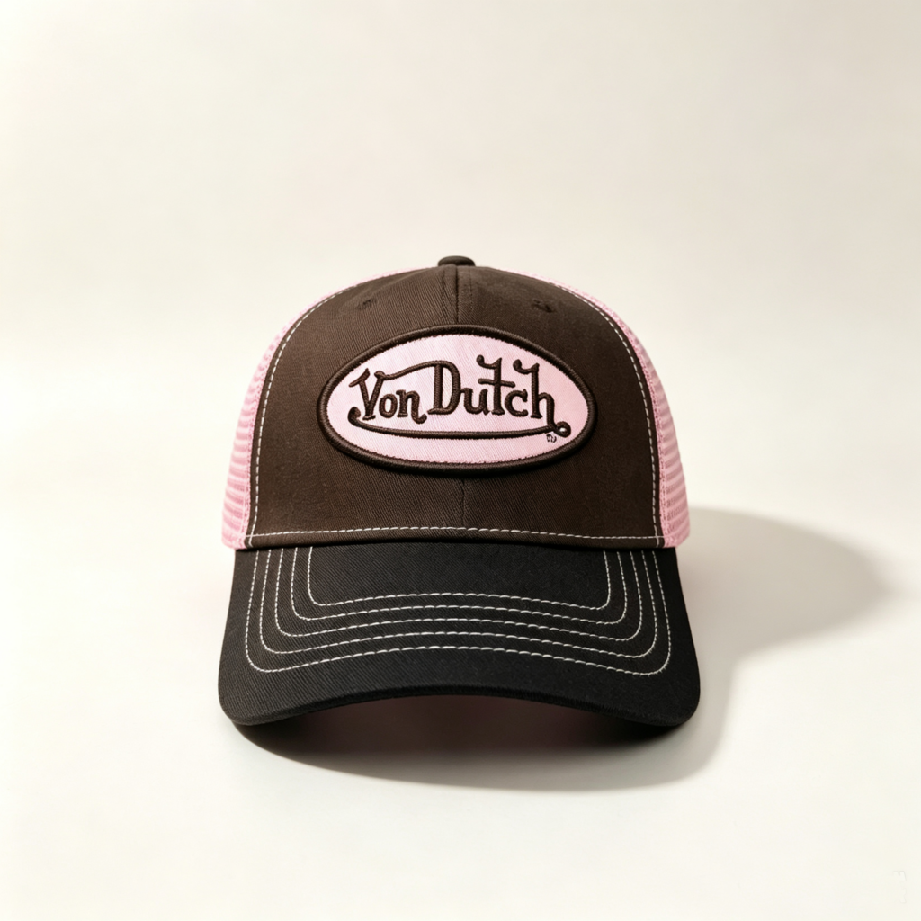 Von Dutch Cap Brown and Pink