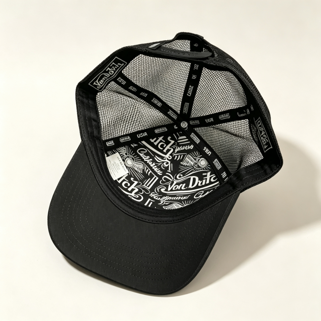 Von Dutch Cap Black and White
