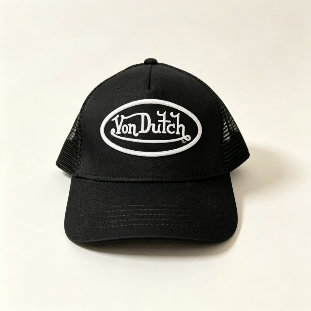 Von Dutch Cap Black and White