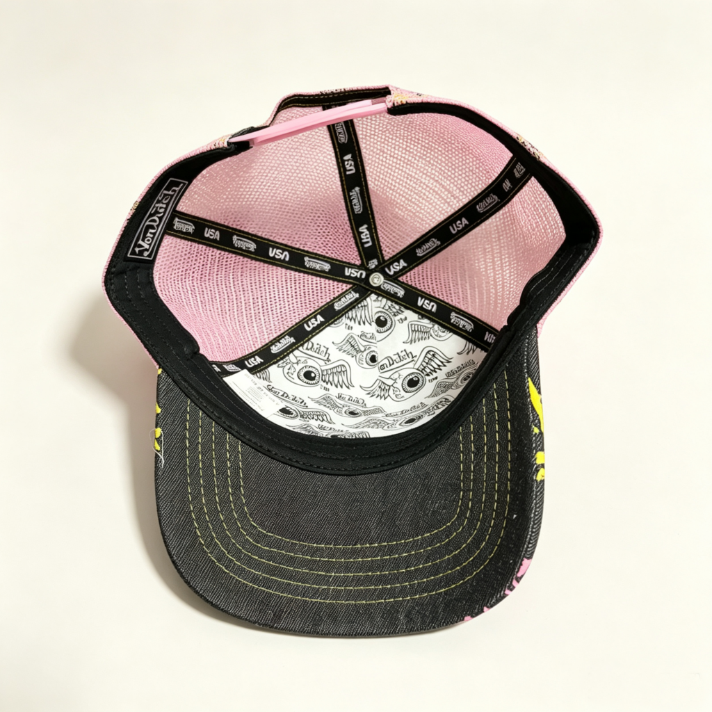 Von Dutch Cap Denim Pink