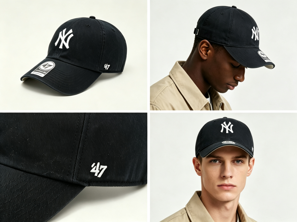 New York Yankees 47FORTY Adjustable Black