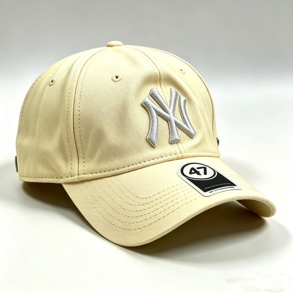 New York Yankees 47FORTY Adjustable Beige