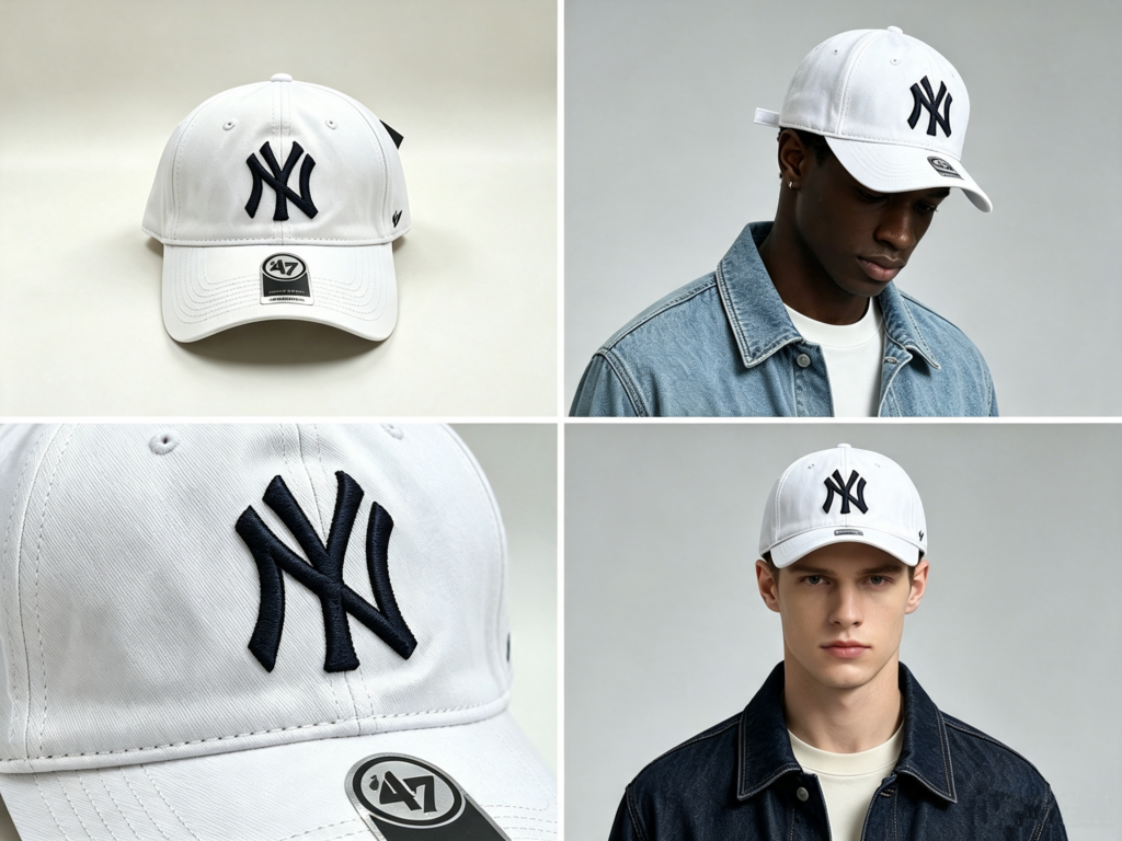 New York Yankees 47FORTY Adjustable White