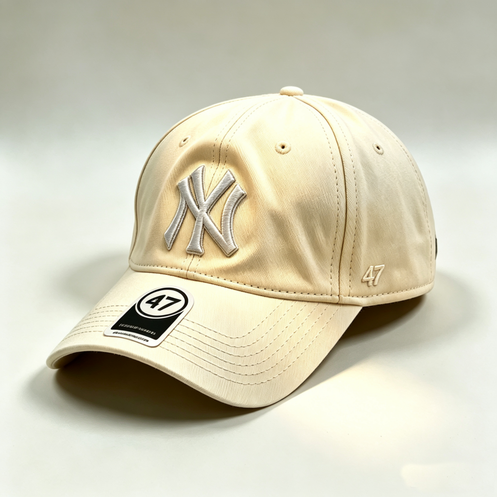 New York Yankees 47FORTY Adjustable Beige