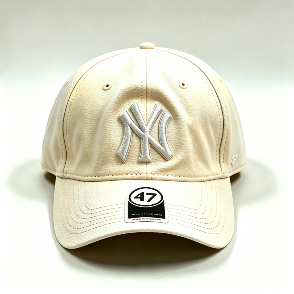 New York Yankees 47FORTY Adjustable Beige